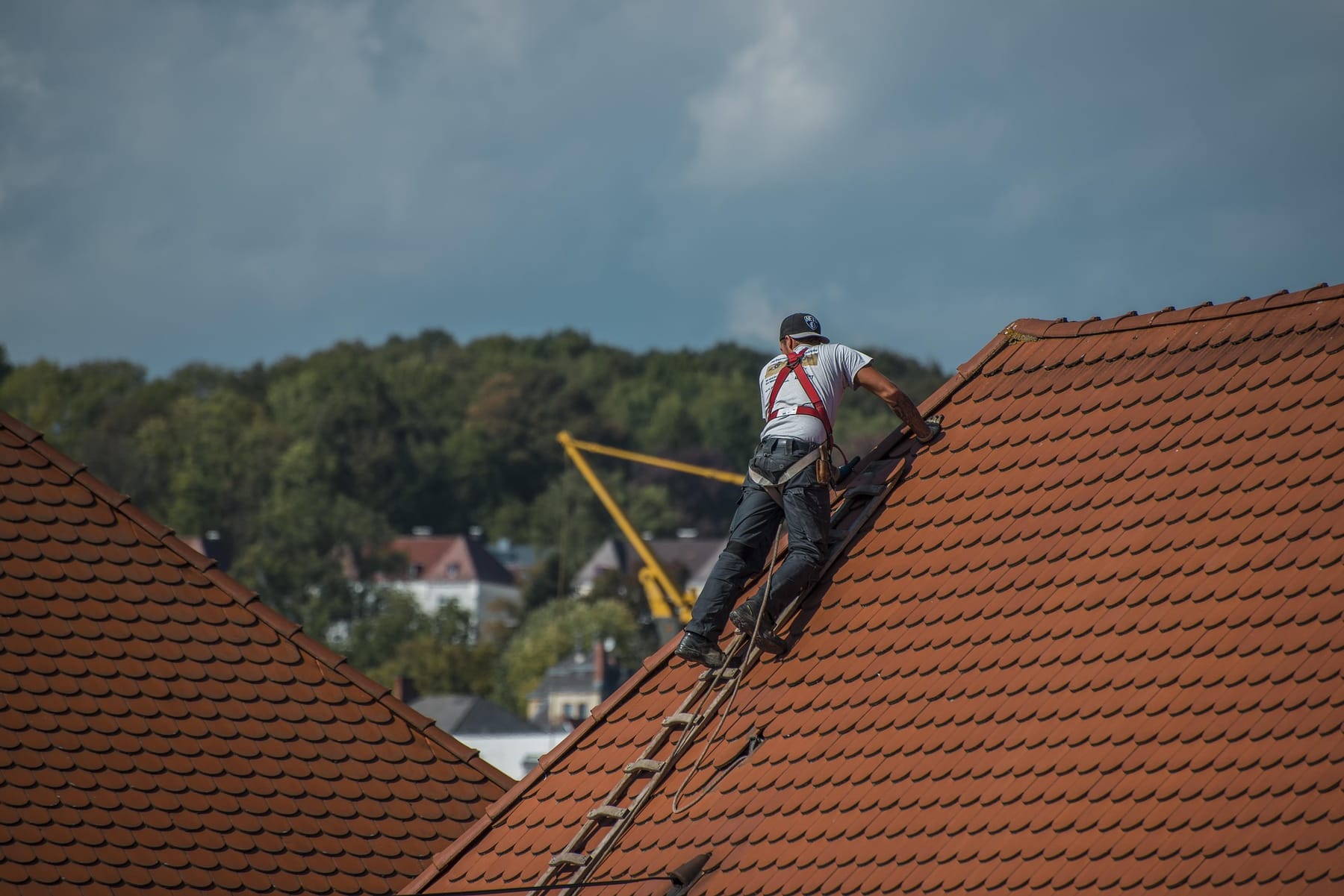 A completed premium roof installation by Art Gallegos Construction